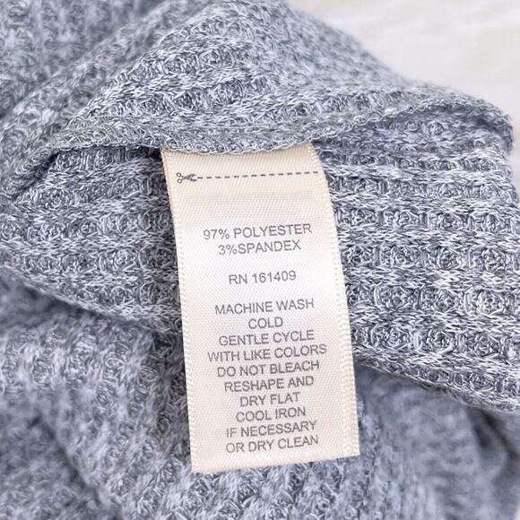 GREIGE Soft Ribbed Cowl Neck Dress Gray Lounge Comfort Womens Plus Size 2X - Picture 7 of 7